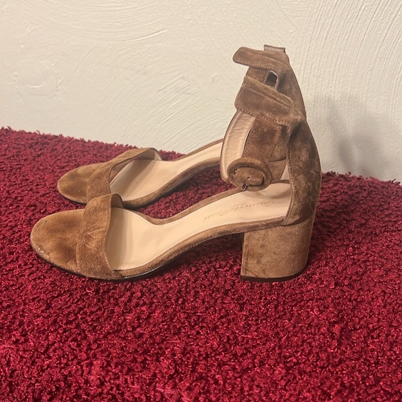 Gianvito Rossi Versilia 60 Sandals Tan Suede sz 9 - Picture 2 of 16